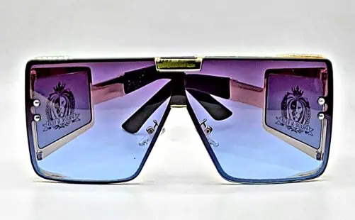 A sunglasses with box frame