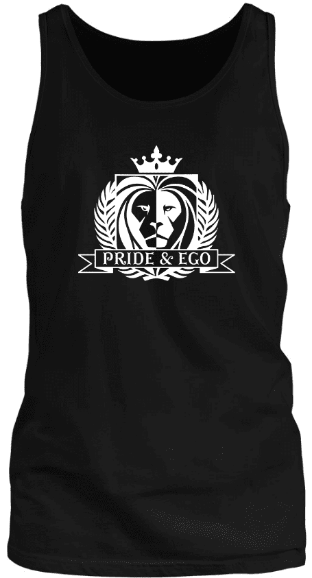 Pride and Ego Classic Logo Cool Tank In Black