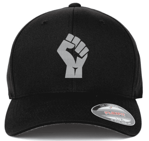 Pride and Ego Black Classy Protest Fist Up Cap