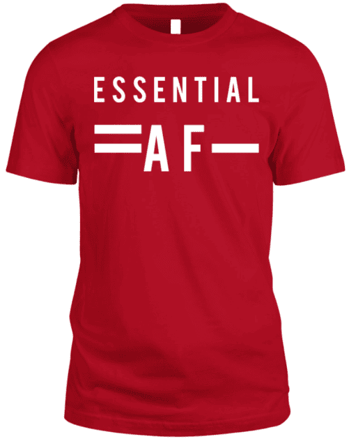 Pride and Ego Essential AF Red TShirt