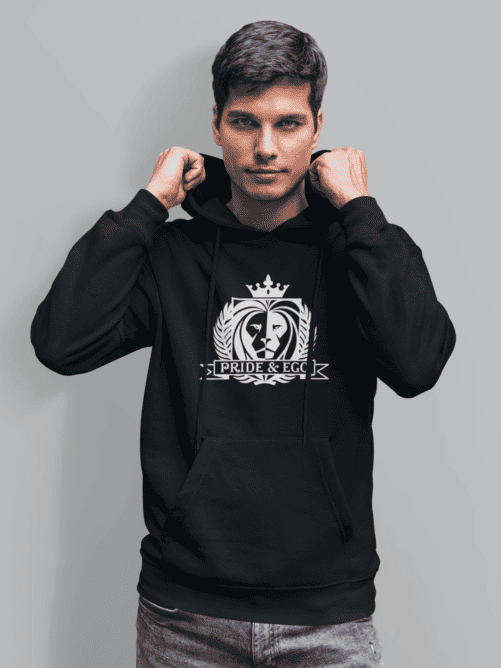 Pride and Ego Classic Logo Hoodie For Men