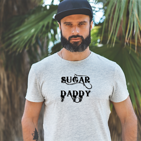 Man Wearing Pride and Ego Sugar Daddy TShirt