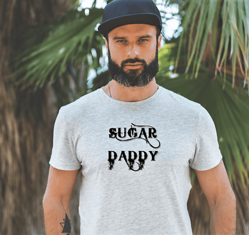 Man Wearing Pride and Ego Sugar Daddy TShirt