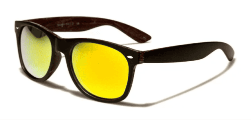 Pride and Ego Yellow Stylish Wooden Sunglasses