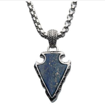 Pride and Ego LL Stone Arrowhead Necklace