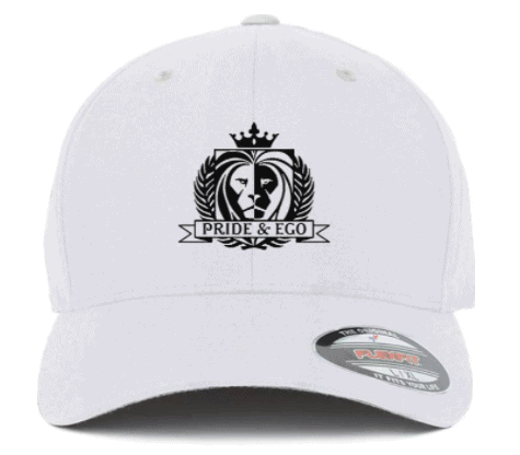 A white cap with company logo
