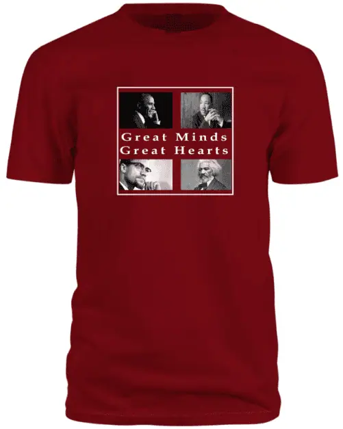 Pride and Ego Great Minds Great Hearts Red TShirt