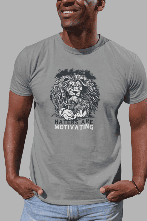 Pride and Ego Motivating Grey TShirt