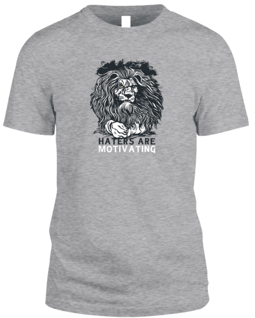 Pride and Ego Motivating TShirt In Gray