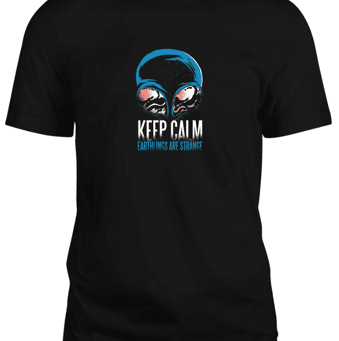 P&E Keep Calm Alien T-shirt