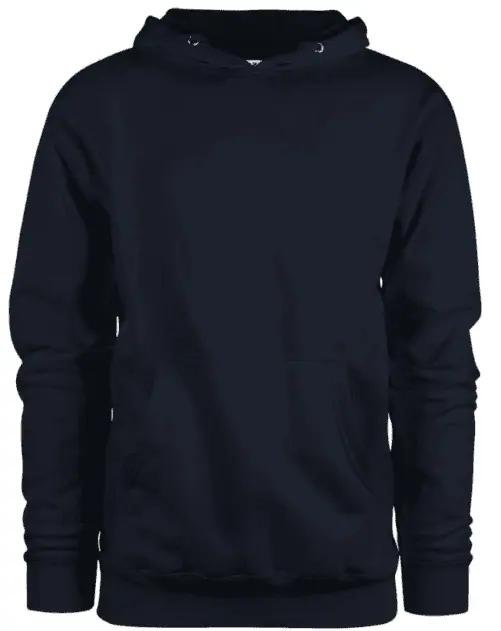 A dark blue hoodie for men