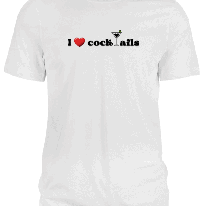 P&E I Love Cocktails T-shirt