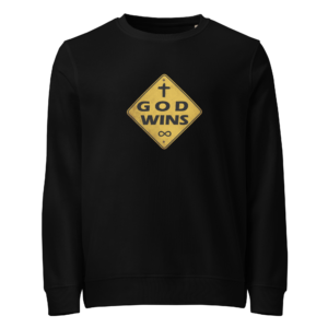 Alternative view of P&E God Wins Sweatshirt