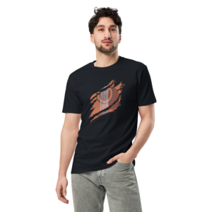 Alternative view of P&E Ripped Guitar T-shirt