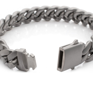 INOX Titanium Curb Chain Bracelet