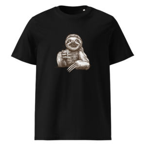 Alternative view of P&E Slow Brew T-shirt