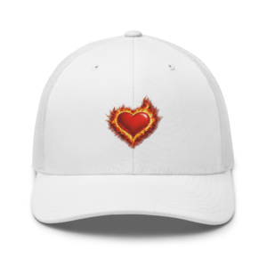 P&E Heart on Fire Cap