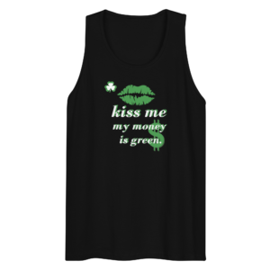 Alternative view of P&E Kiss Me Money Green T-shirt